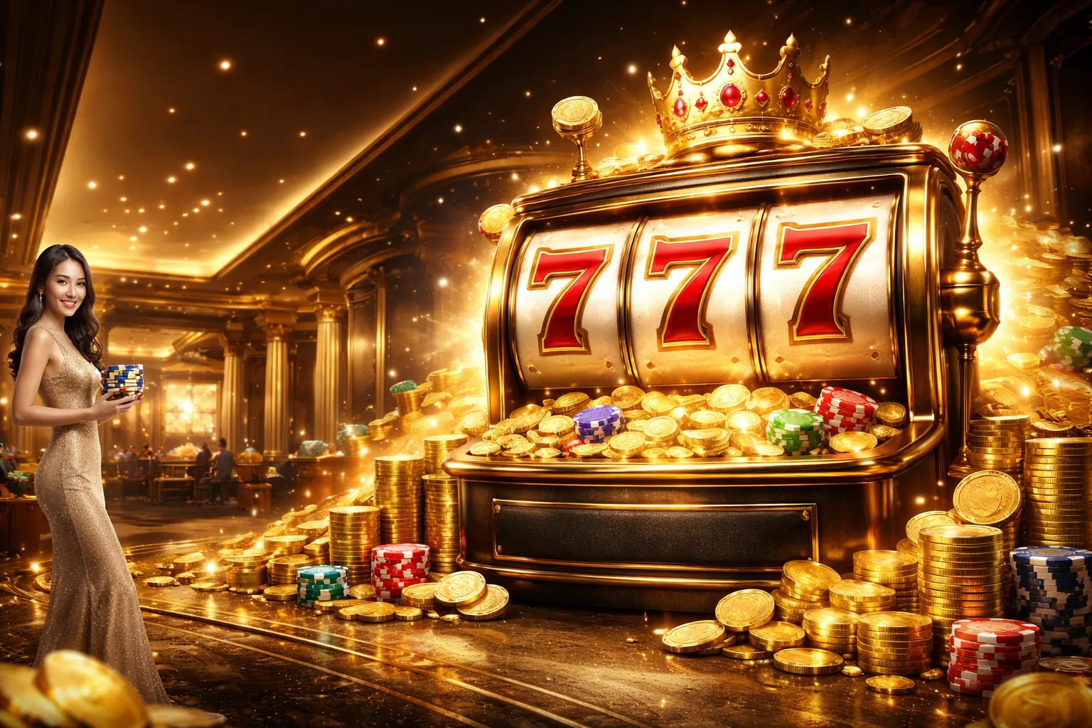 Hình ảnh chính về trò chơi slot với jackpot lớn